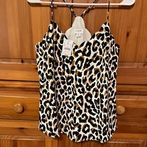 NWT Leopard Print JCrew cami